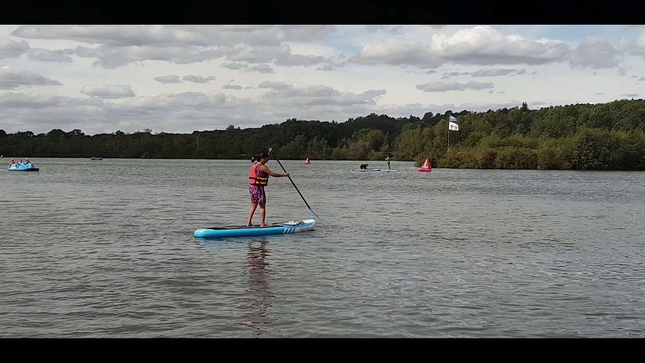 Paddle Boarding Horseshoe Lake England YouTube