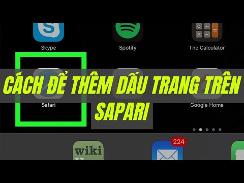 Video: Làm cách nào để đánh dấu trang trong Safari trên iPad?