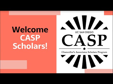 Welcome for First Years | CASP 101 2020