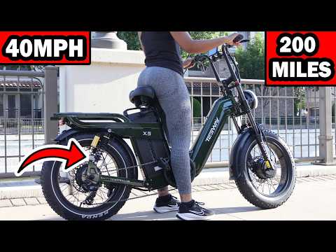 BEST FAST Electric Bike Cargo Of 2026? TESWAY X5 AWD Long Range DUAL MOTOR Ebike Review