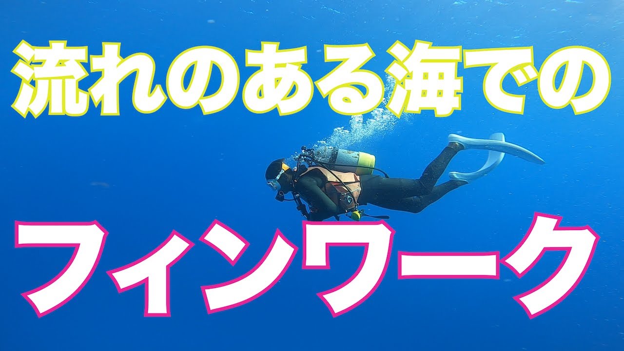 【流れのある海でのフィンワーク】熱烈先生のダイビング講座　第127講