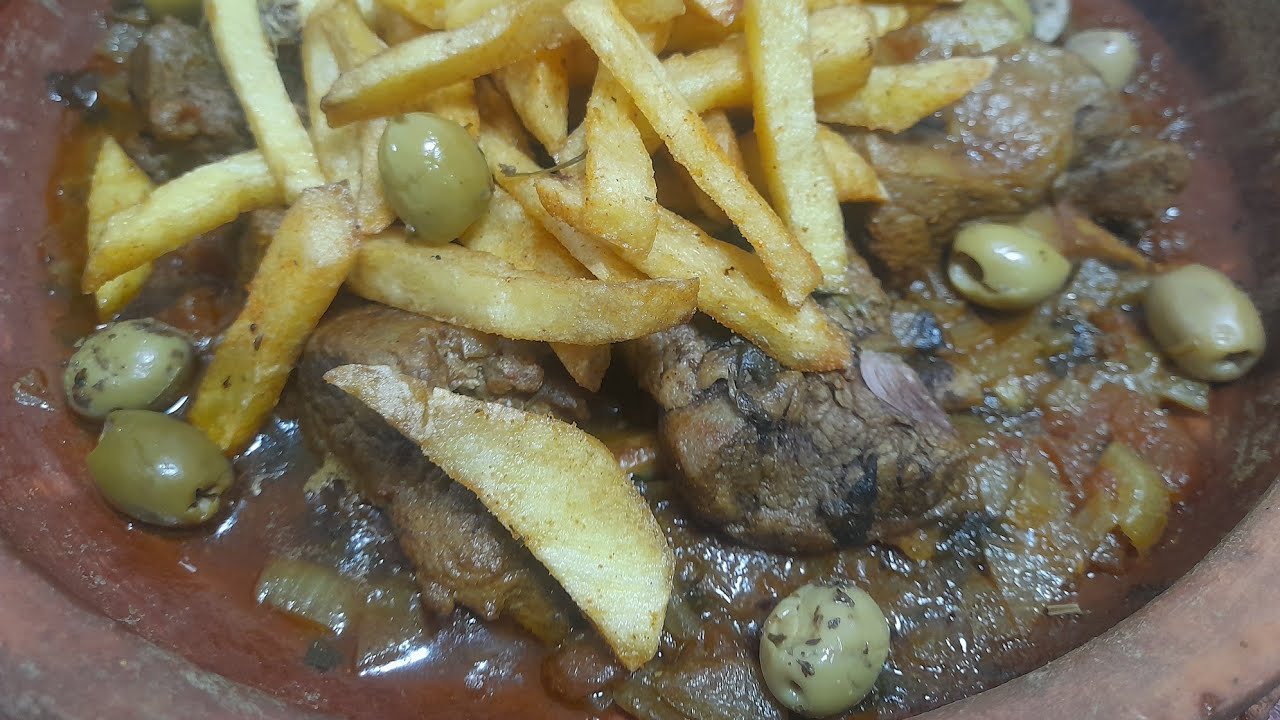 TAJIN de TERNERA con aceitunas