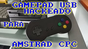 🎖️ Gamepad USB hackeado para Amstrad CPC 🕹️