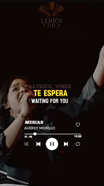 AVERILY MORILLO ( Mesias lyrics video) #lyrics #music #lyricsvideo