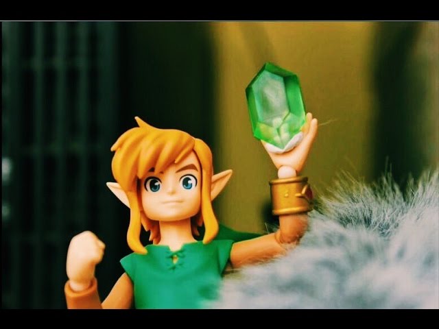 Zelda animation - Link run for rupees on Make a GIF