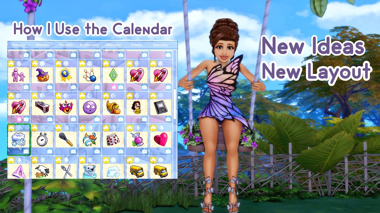 How i use my Calendar in The Sims 4!! - YouTube