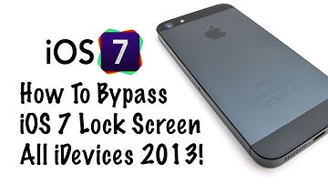 [iOS 7 GLITCH] : How To Bypass iOS 7 Lock Screen in iOS 7.0 All iDevices