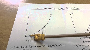 Calc AB - [5.1] Estimating with Finite Sums