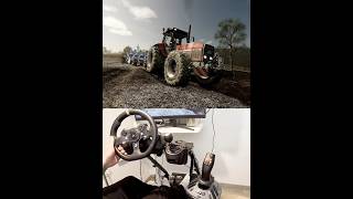 Massey Ferguson 3670 + Lemken Steering Wheel Thrustmaster Farmstick #dkgc #fs25 #farming #logitech