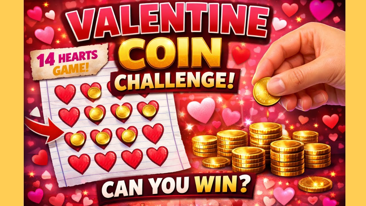 Valentine Special Paper Game | Housie Numbers Love Challenge 💘Valentine Special Fun Game 🎮