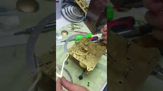 Partial disassembly Seth Thomas No. 124