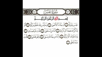 سورة عبس 1 القسم الأول تكرار كيفي من .. عبس وتولى .. إلى .. فأنت عنه تلهى
