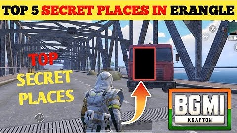 Top 5 Secret Places In Erangel Part 2 😝 || RANK PUSHING ||BGMI||