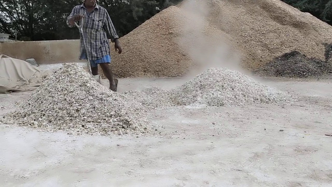 Shell lime manufacture chennai ph.8344444161 YouTube