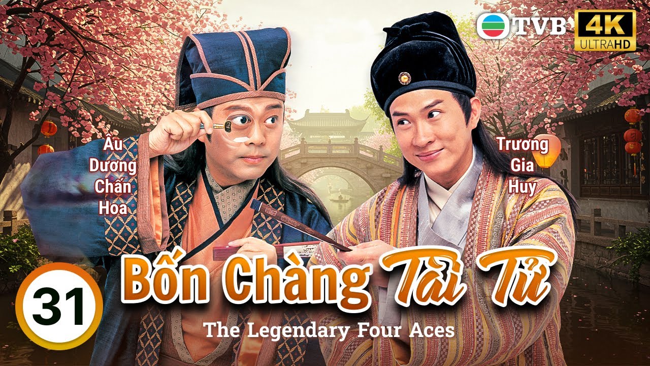 TVB Bốn Chàng Tài Tử 4K (The Legendary Four Aces) 31/52 | Trương Gia Huy, Âu Dương Chấn Hoa | 2000