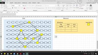 I/O operations for contiguous, linked, and indexed allocation strategies