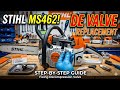 Decompression valve stihl chainsaw #stihlms462 #chainsaw #valve #devompression