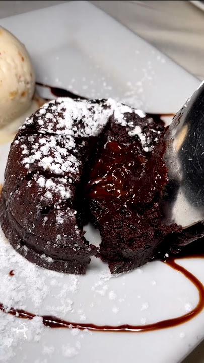 Chocolate   Lava  Cake    With  Vanilla#foodie#chocolatela acake#