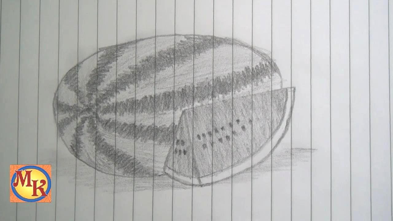 Cara Menggambar Buah Semangka Speed Drawing YouTube