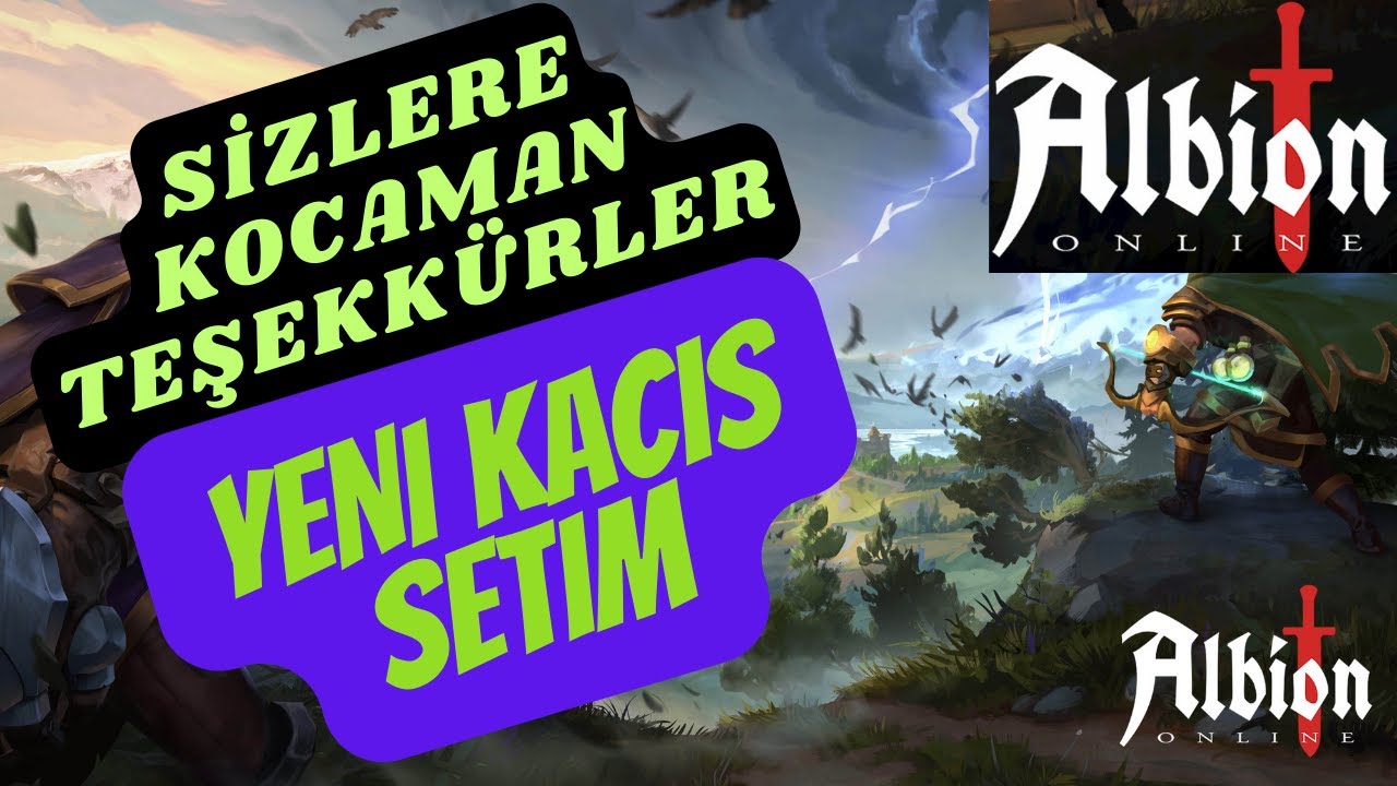 Yeni Kaçış Setim ! Gathering Yaparken Kaçış Seti Nasıl Olmalı ? Albion Online ! #albiononline