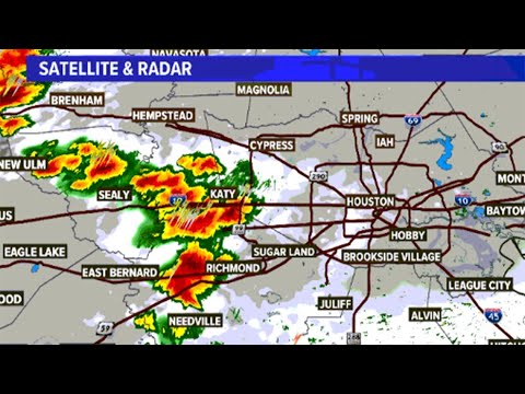 Live radar: Storms, showers moving through the Houston area - YouTube