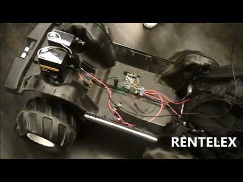 First ever E-car RENTELEX with hub motors with full torque vectoring steering by remote control