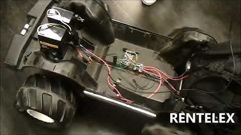 First ever E-car RENTELEX with hub motors with full torque vectoring steering by remote control