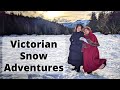 Victorians in the Snow // The Toasty Warm Qualities of Wool, Fur, and Layering