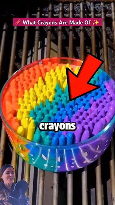 🖍️ What Crayons Are Made Of ✨ #shorts