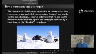 Turn diffraction into an advantage: the interferometric trick