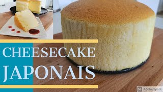 cheesecake japonais avec toutes ses astuces pour le réussir / sans levure