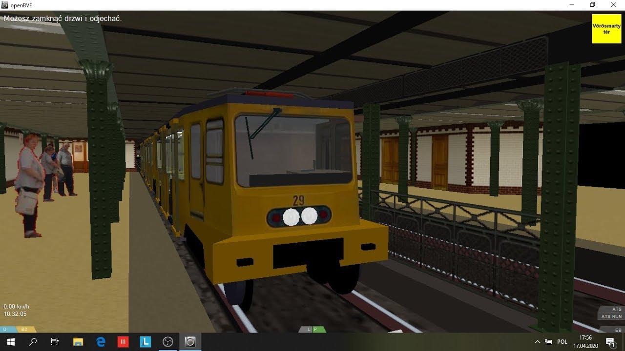 OpenBVE Budapest Metro Linia M1 *Nowa seria*