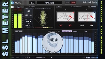 Solid State Logic Meter | First Impression - Playthrough - New Meter Plugin From SSL