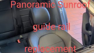 Mercedes Panoramic Sunroof repair |Guide rail replacement |Roller blind |Wind deflector #mercedes