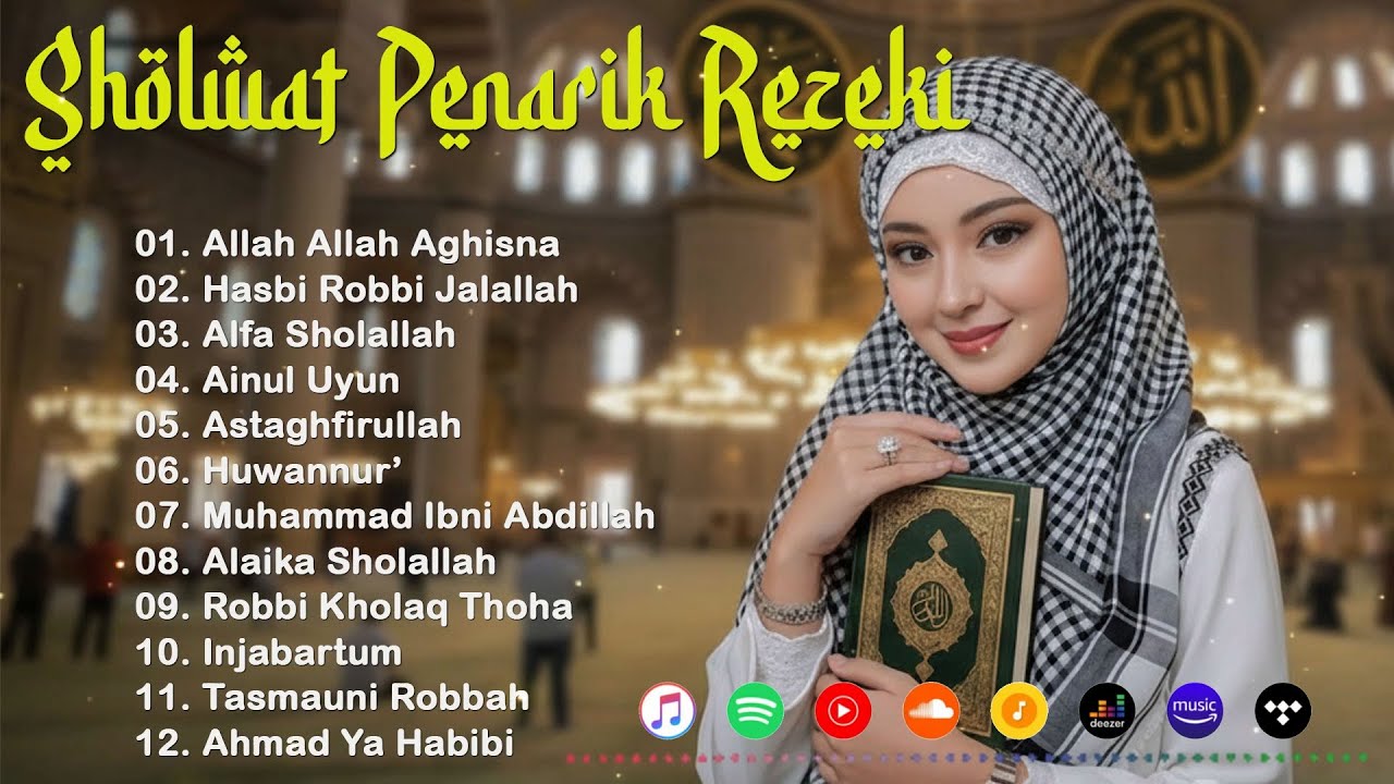 SHOLAWAT PEMBUKA SEMUA KEBERKAHAN - ALLAH ALLAH AGHISNA  - SHOLAWAT JIBRIL , SHOLAWAT NABI
