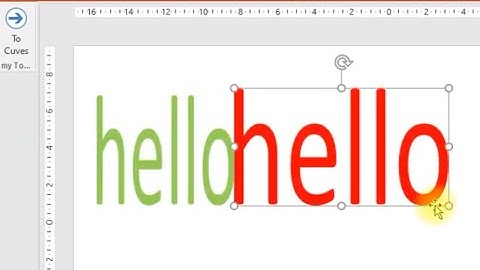 Converting Grouped texts to curves - PowerPoint VBA Macro test run