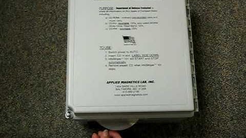 Infostroyer 101 Demo clip - Applied Magnetics