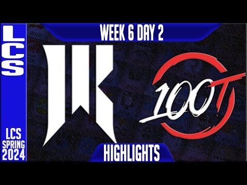 SR vs 100 Highlights | LCS Spring 2024 Week 6 Day 2 | Shopify Rebellion vs 100 Thieves
