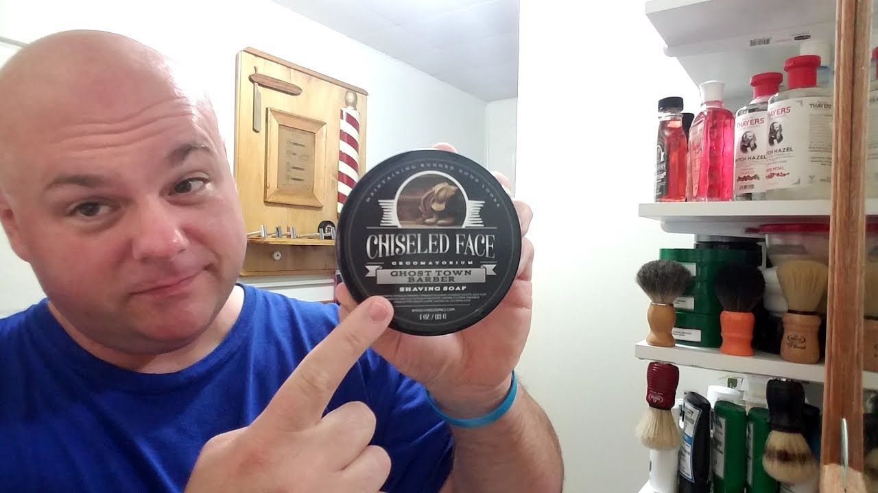Ghost Town Barber by Chiseled Face soap review YouTube