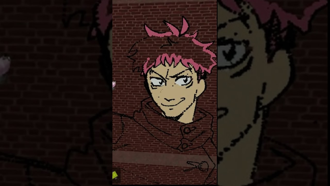 I Drew Yuji Itadori From Jujutsu Kaisen In Roblox!