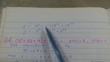 B.Sc Mathematical Method Chap 10 (Ex 10.1)