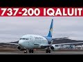 BOEING 737 200 out of Iqaluit + Cockpit Presentation