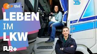 Zuhause im LKW: So lebt Truckerin Tinka auf der Autobahn | PUR+