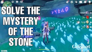 SOLVE THE MYSTERY OF THE STONES {QUEST GUIDE} || GENSHIN IMPACT