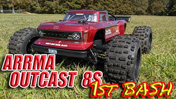Arrma Outcast 8s First Bash