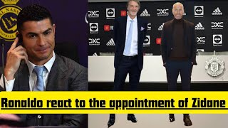 CRISTIANO RONALDO'S EXPLOSIVE REACTION TO ZINEDINE ZIDANE BOMBSHELL APPOINTMENT AT MANCHESTER UNITED