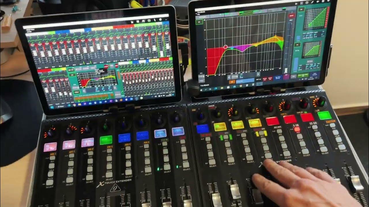 App Mixing Station ,and my DY Controller, + mix Soundcraft UI24