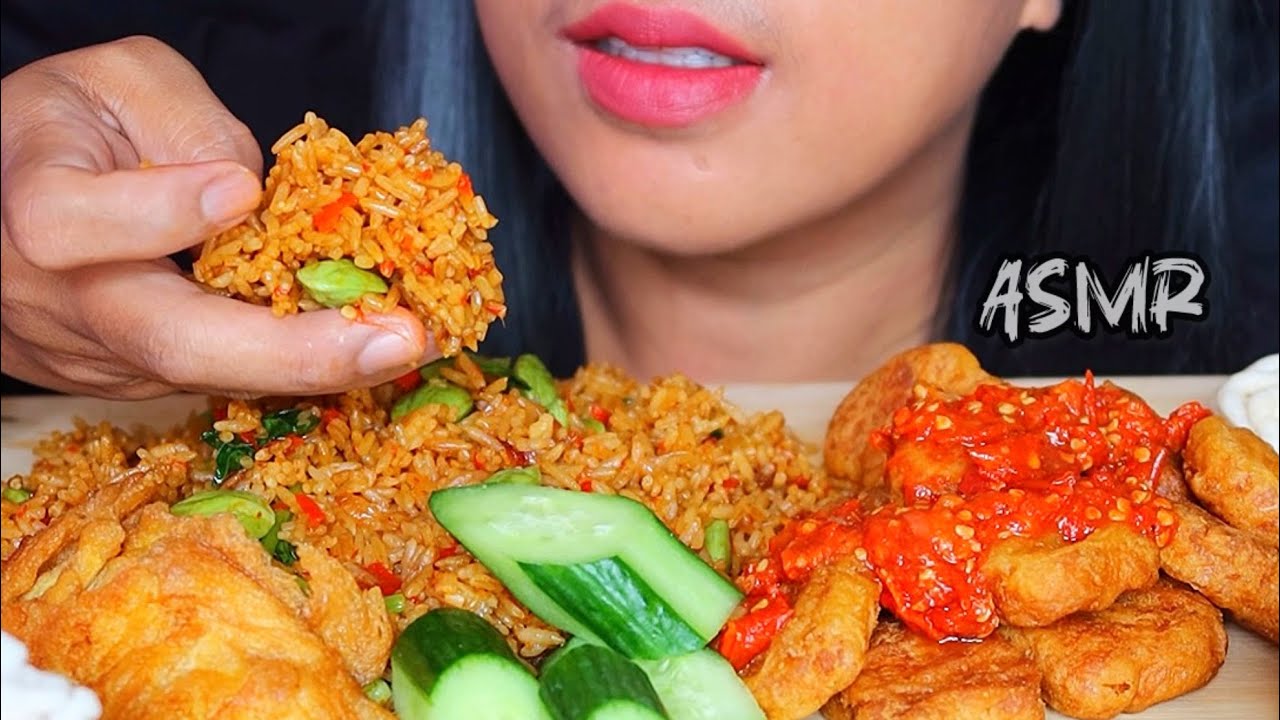 ASMR NASI GORENG PETE ||MUKBANG INDONESIA #ASMR #asmrsounds  #asmrvideo  #nasigoreng #nasigorengpete