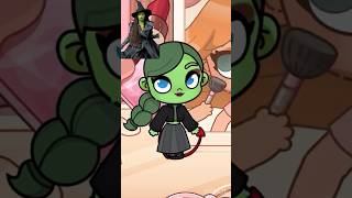 Making Elphaba from Wicked in Avatar World 🖤💚Step by step character creation#avatarworld #wicked