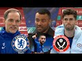 Chelsea vs Sheffield 2-0 Hakim Ziyech Goal⚽ Pulisic & Thomas Tuchel Reaction | Ashley Cole Analysis